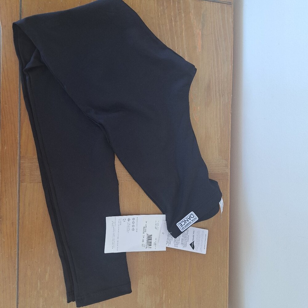 Royal Academy of dance Mondor ballet black leggings pants men xs Nwt
